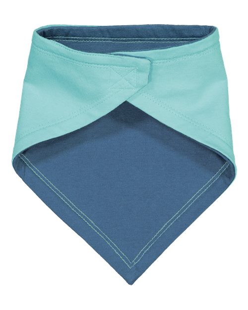 Rabbit Skins Infant Premium Jersey Bandana Bib - Back