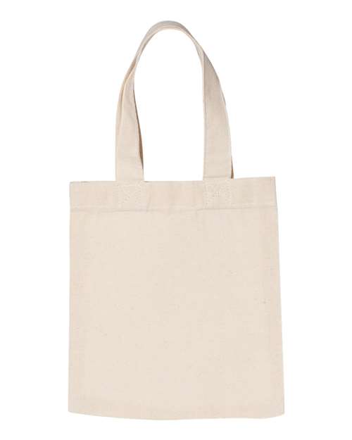 Small Canvas Tote - Natural Front