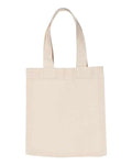 Small Canvas Tote - Natural Front