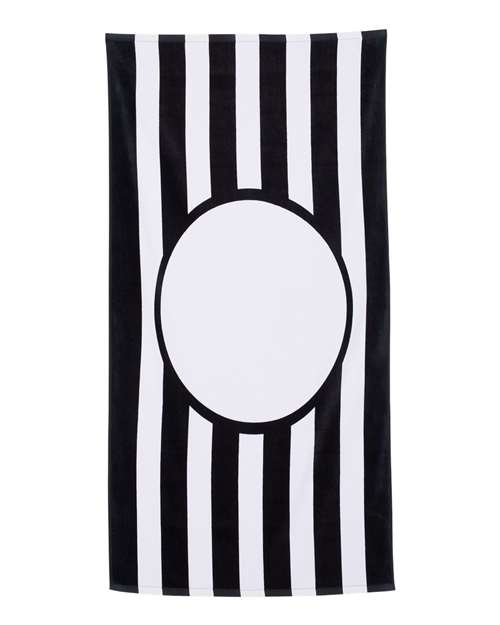 Carmel Towel Company Striped Beach Towel - Side