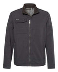 DRI DUCK Men's Ace Woven Stretch Soft Shell Jacket - Charcoal Front
