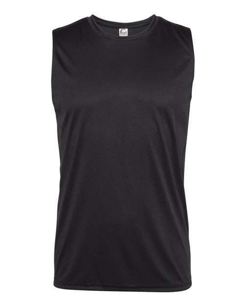 C2 Sport Men's Sleeveless T-Shirt - Black Front