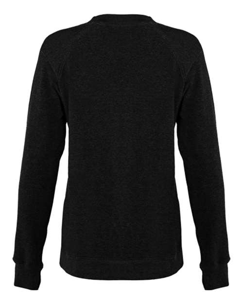 Badger Women's FitFlex French Terry Crewneck Sweatshirt - Back