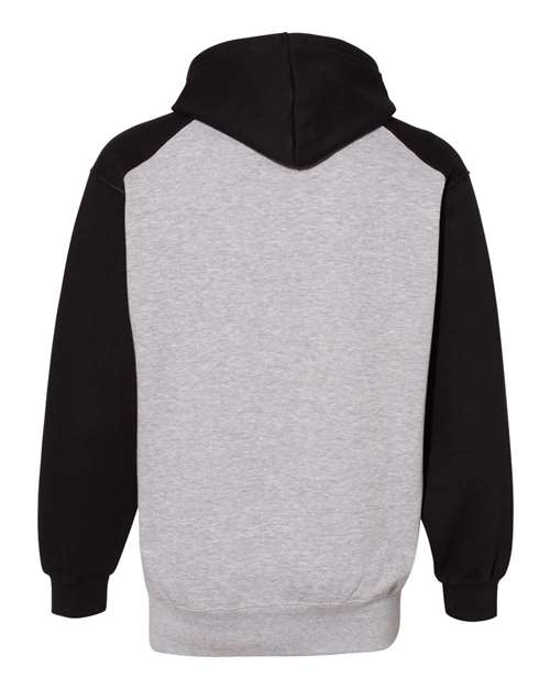 Badger Unisex Sport Athletic Fleece Hooded Sweatshirt - Back