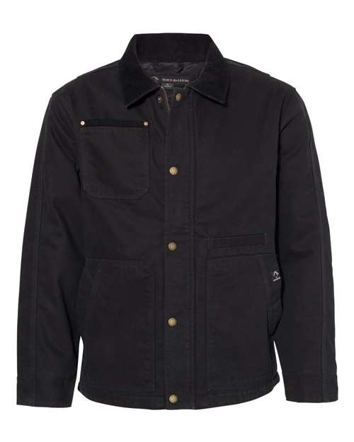DRI DUCK Men's Rambler Boulder Cloth Jacket - Black Front