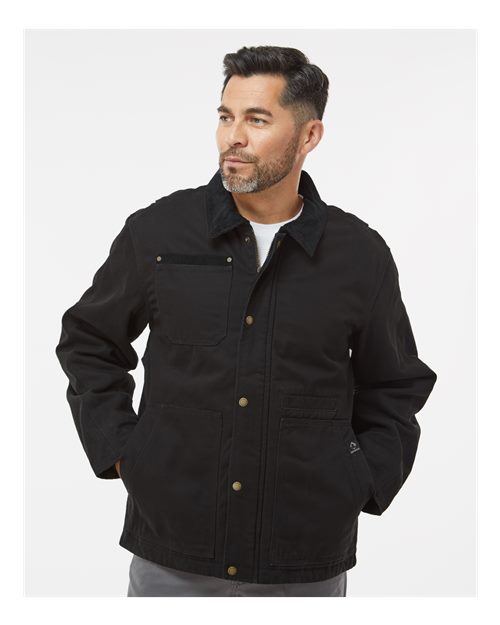 DRI DUCK Men's Rambler Boulder Cloth Jacket - Model Front