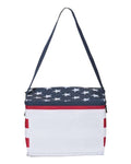 OAD Americana Cooler - Red/ White/ Blue Front