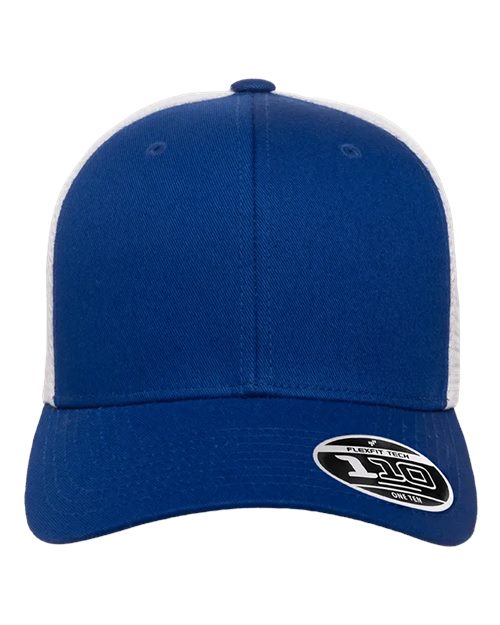 Flexfit 110® Mesh-Back Cap - Royal/ White Front