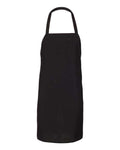 Bib Apron - Black Front