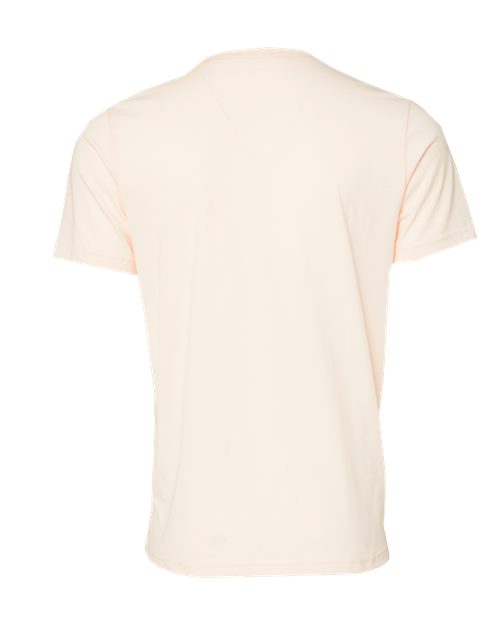 Triblend Tee - Solid Natural Triblend Back