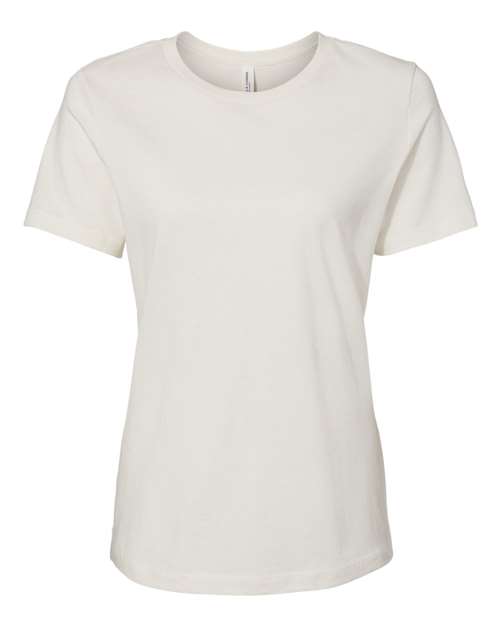 BELLA + CANVAS Women’s Relaxed Jersey Tee - Vintage White Front