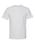 Unisex Heavyweight Cotton Tee - Ash Grey Front