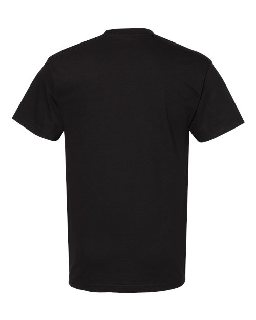 Unisex Heavyweight Cotton Tee - Black Back
