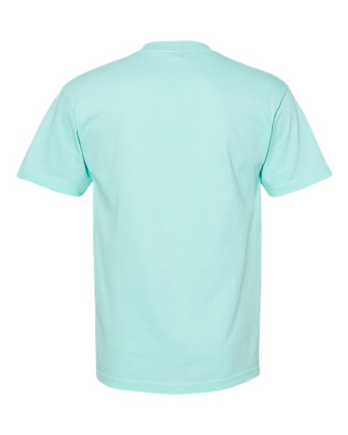 Unisex Heavyweight Cotton Tee - Celadon Back