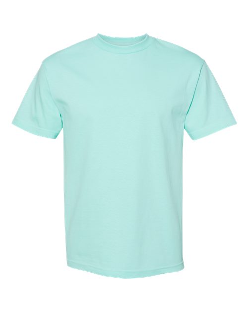 Unisex Heavyweight Cotton Tee - Celadon Front