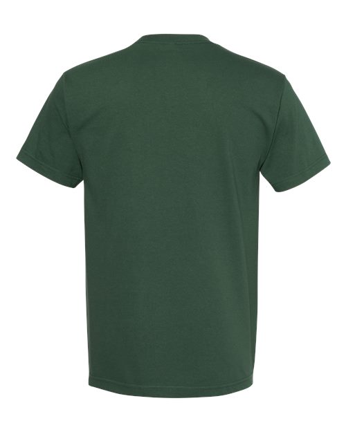 Unisex Heavyweight Cotton Tee - Forest Back
