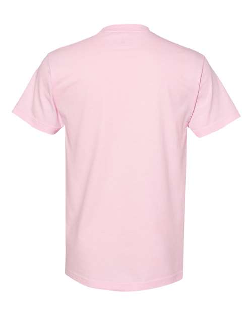 Unisex Heavyweight Cotton Tee - Pink Back
