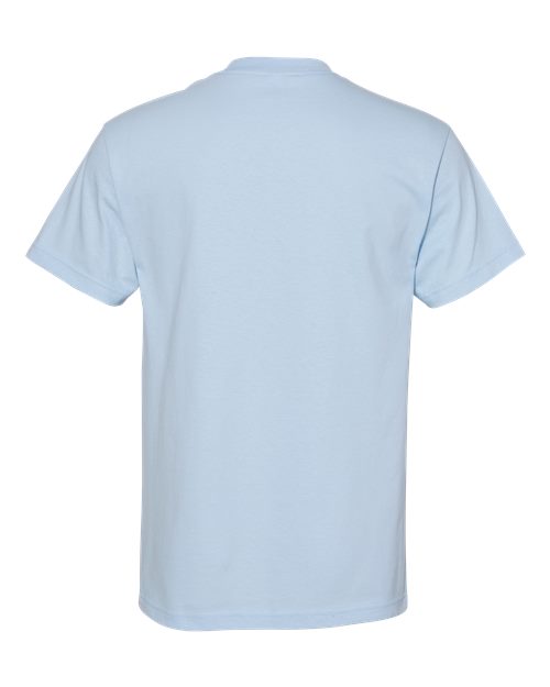 Unisex Heavyweight Cotton Tee - Powder Blue Back