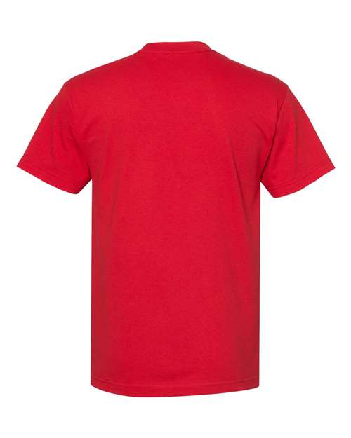 Unisex Heavyweight Cotton Tee - Red Back