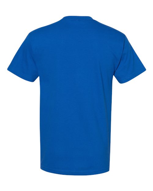 Unisex Heavyweight Cotton Tee - Royal Blue Back