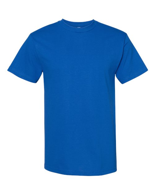 Unisex Heavyweight Cotton Tee - Royal Blue Front