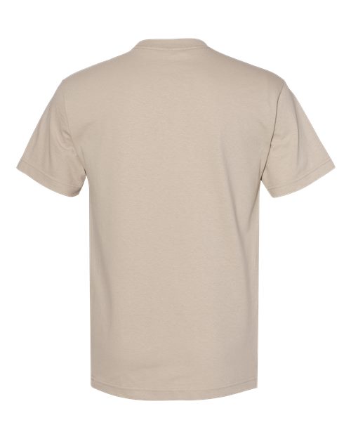 Unisex Heavyweight Cotton Tee - Sand Back