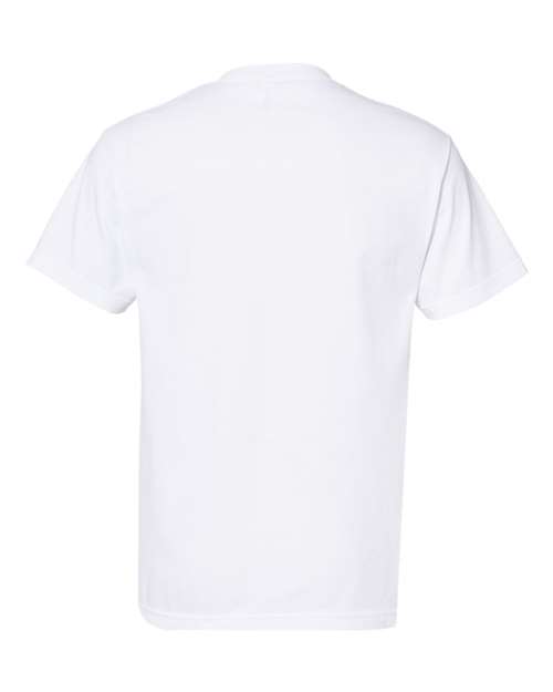 Unisex Heavyweight Cotton Tee - White Back