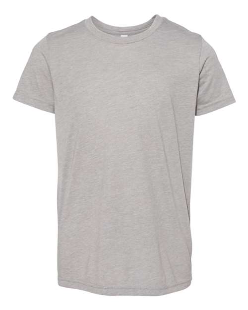 BELLA + CANVAS Youth Triblend Tee - Athletic Grey Triblend Front