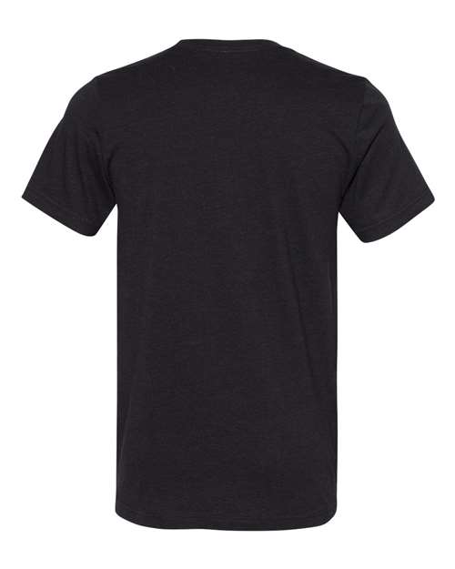 Unisex Sueded Tee - Black Heather Back