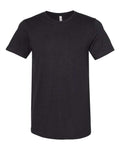 Unisex Sueded Tee - Black Heather Front
