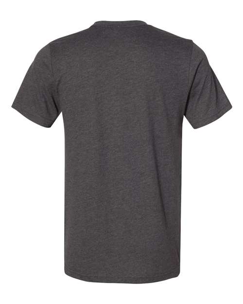 Unisex Sueded Tee - Dark Grey Heather Back