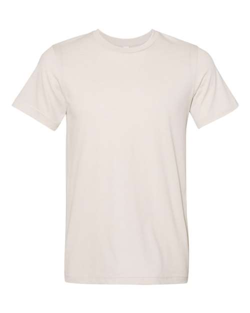 Unisex Sueded Tee - Heather Dust Front