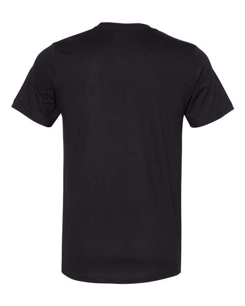 Unisex Sueded Tee - Solid Black Blend Back