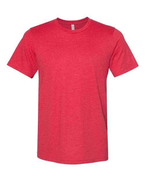 Unisex Sueded Tee - Heather Red Front