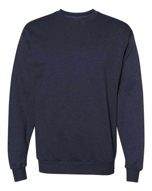 Unisex EcoSmart® Crewneck Sweatshirt - Heather Navy Front