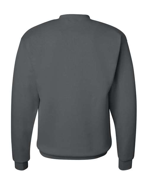 Unisex EcoSmart® Crewneck Sweatshirt - Smoke Grey Back