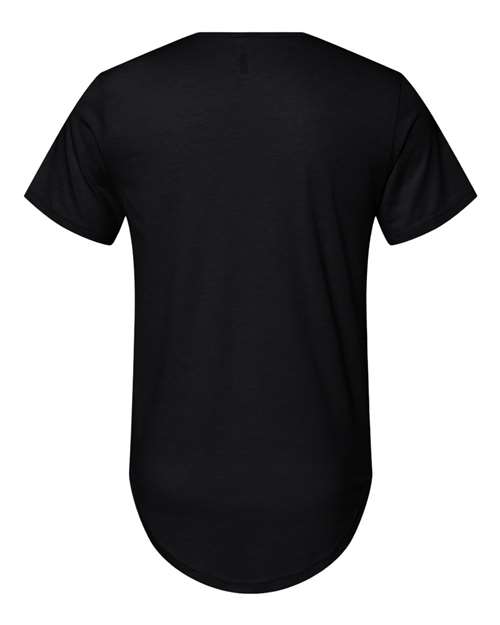 BELLA + CANVAS Men's Jersey Curved Hem Tee - Back