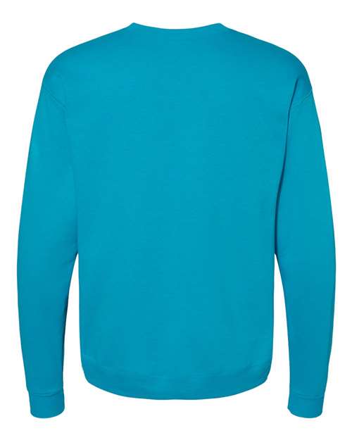Unisex EcoSmart® Crewneck Sweatshirt - Teal Back