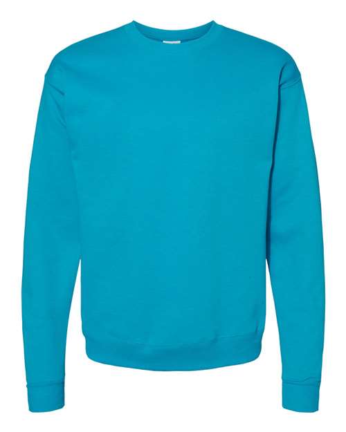 Unisex EcoSmart® Crewneck Sweatshirt - Teal Front