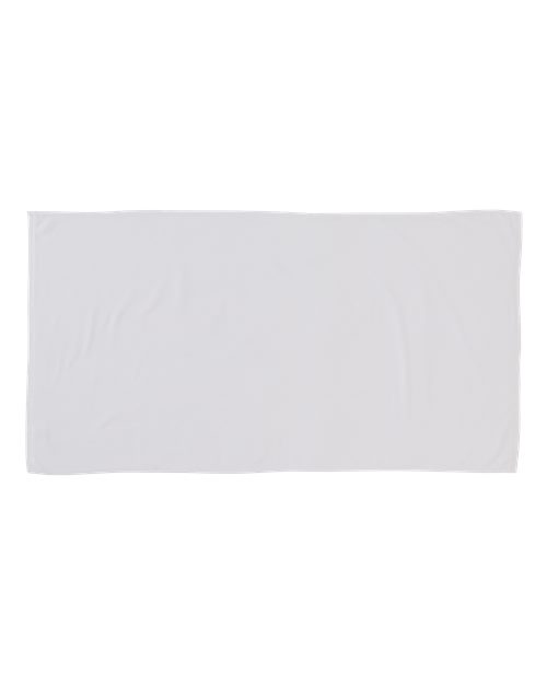 Carmel Towel Company Sublimation Velour Beach Towel - White Front