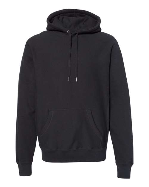Unisex Legend Premium Heavyweight Cross-Grain Hooded Sweatshirt - Black Front