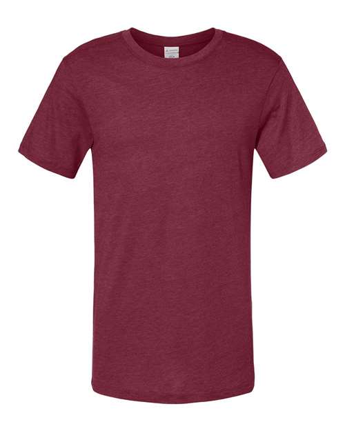 Augusta Sportswear Unisex Triblend T-Shirt - Maroon Heather Front