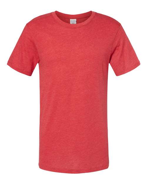 Augusta Sportswear Unisex Triblend T-Shirt - Red Heather Front