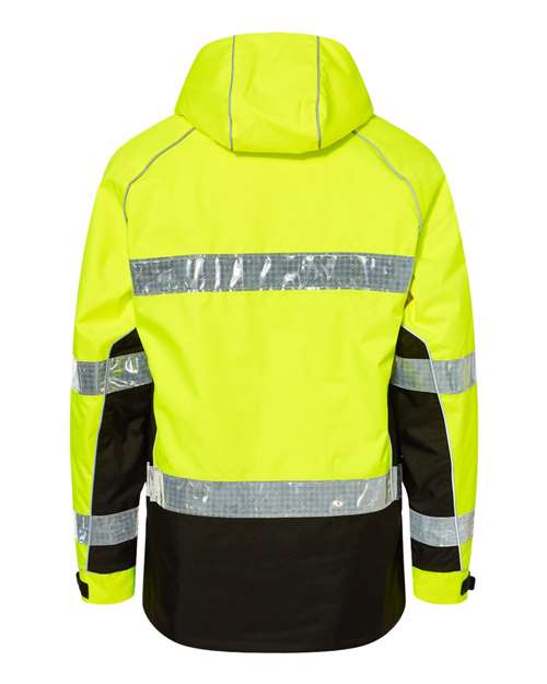 Kishigo Unisex Premium Brilliant Series® Class 3 Pro Parka - Back