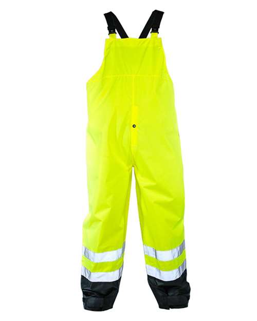 Kishigo Men's Storm Cover Bib - Lime Front
