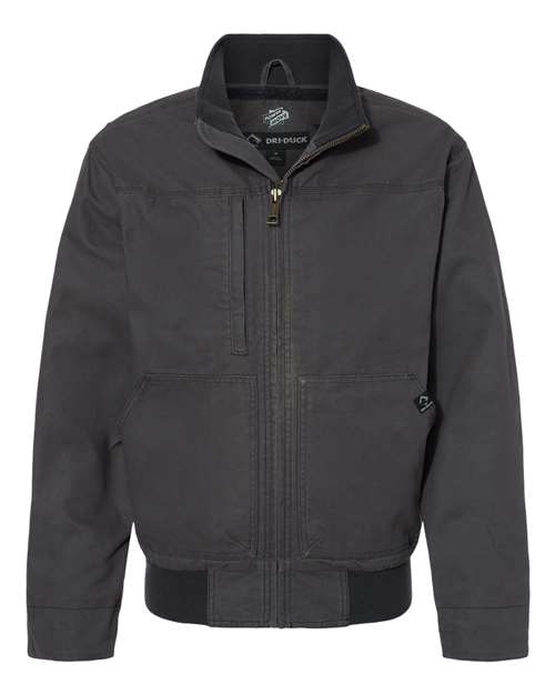 DRI DUCK Men's Force Power Move Bomber Jacket - Charcoal Front