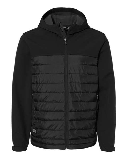 DRI DUCK Men's Pinnacle Soft Shell Puffer Jacket - Black Front