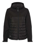 DRI DUCK Women's Vista Soft Shell Puffer Jacket - Black Front