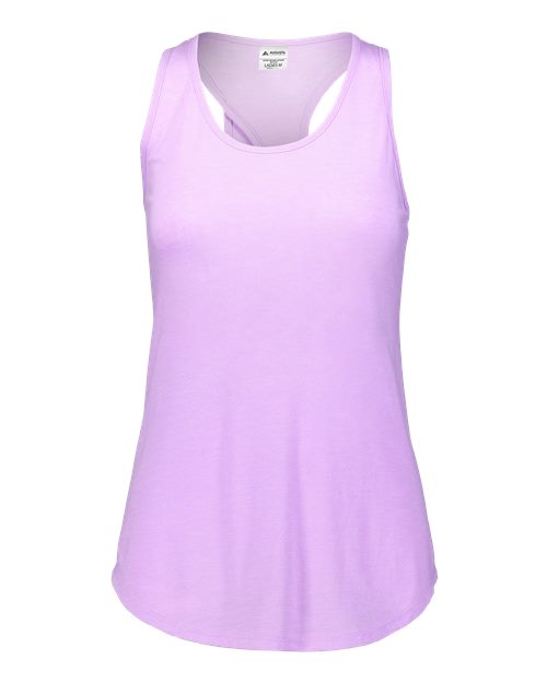 Augusta Sportswear Girls' Lux Triblend Tank Top - Light Lavender Heather Front
