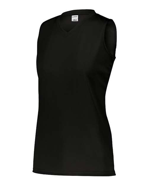 Augusta Sportswear Girls' Sleeveless Wicking Attain Jersey - Side